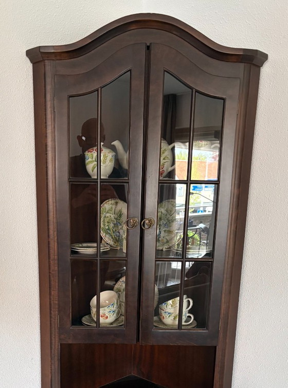 Image 1 of tall corner cabinet