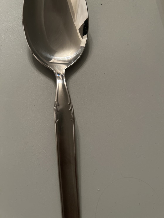 Image 1 of Stainless steel cutlery set with beautiful print