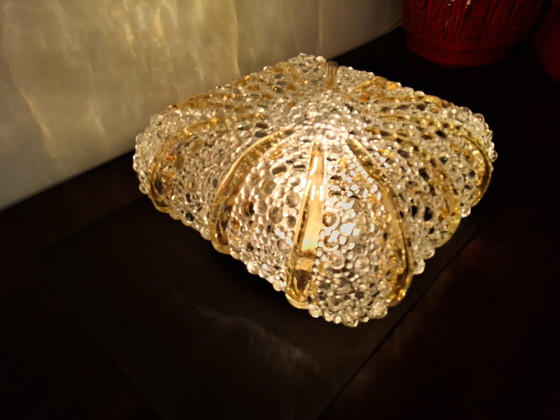 Image 1 of Wunderschöne Deckenleuchte mit Blasenglas, Maison Limburg J60/70 Helena Tynell Stil