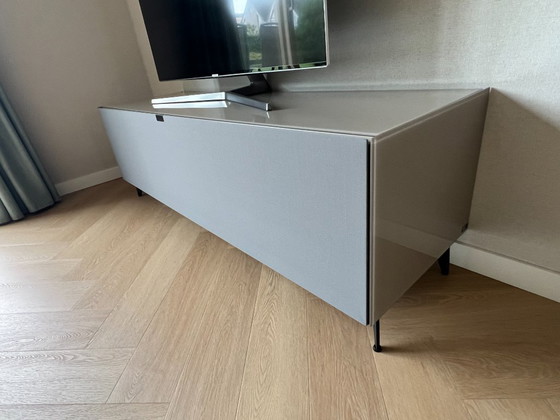 Low Board (TV) Cabinet Just Alpha JSA 1644 (Colour Pebble Gloss) – TV furniture, Textile, Wood (photo 8 of 10)