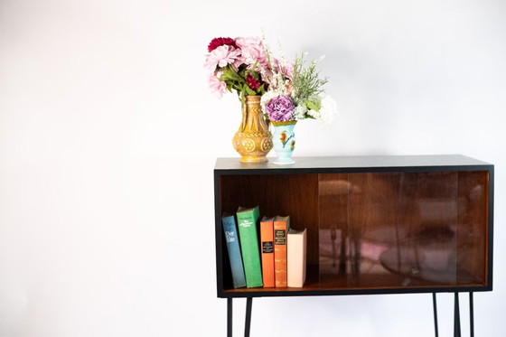 Image 1 of Mid - Century Modern display cabinet - Sage Green