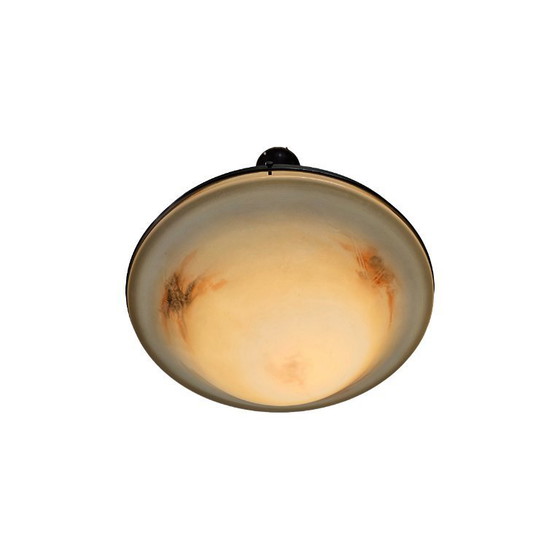 Image 1 of Suspension en verre à motif marbré, années 1950