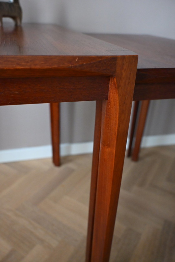 Mid-Century Designklassiker: Rex Raab Mimiset für Wilhelm Renz, 1960er Jahre – Beistelltische, Wood (photo 13 of 15)