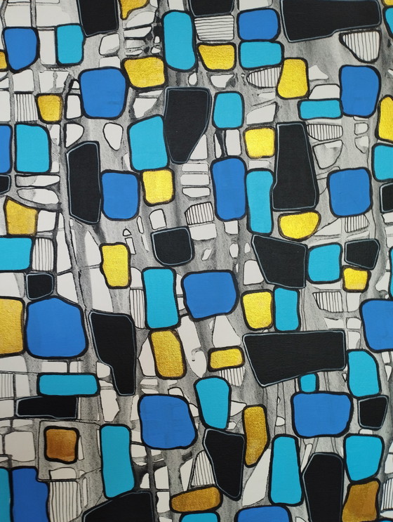 Image 1 of Natia Antadze Abstracte compositie XXL