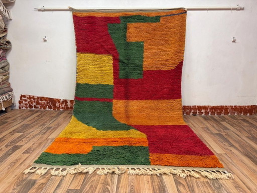 Tapis marocain artesanal en laine 300cmx150cm