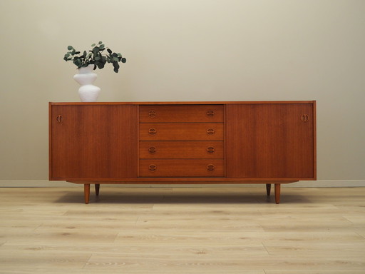 Sideboard aus Teakholz, dänisches Design, 1970er Jahre, Produktion: Dänemark