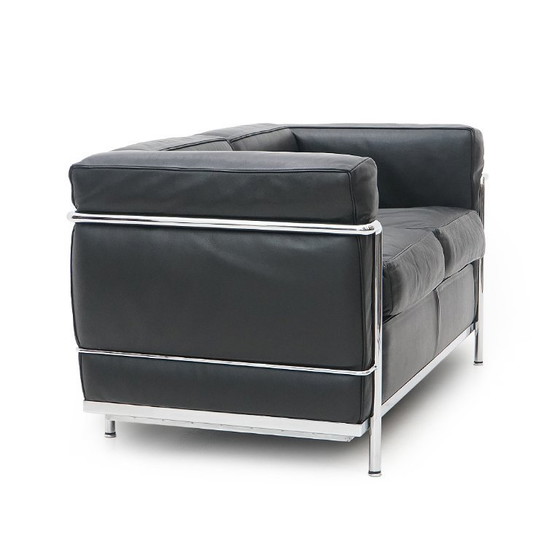 Image 1 of Canapé 2 places LC2 de Le Corbusier pour Cassina, années 1970
