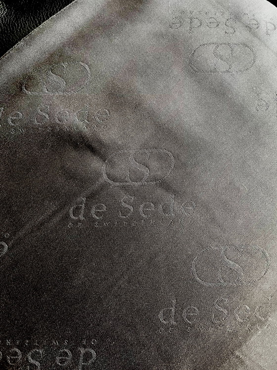 Image 1 of Divano a 3 posti in pelle nera De Sede