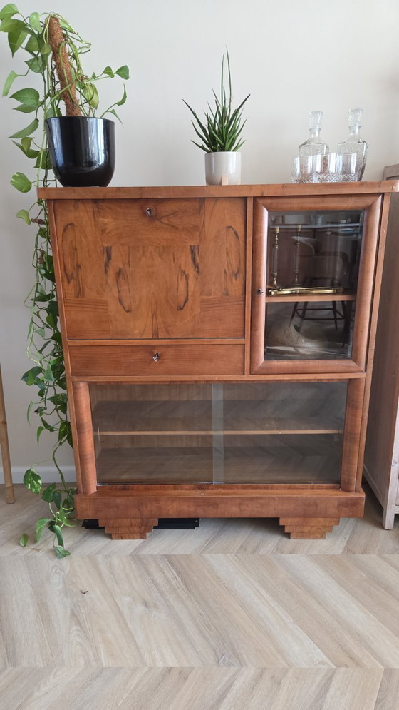 Image 1 of Auténtico mueble secretario/armario de bebidas/buffet Art Déco