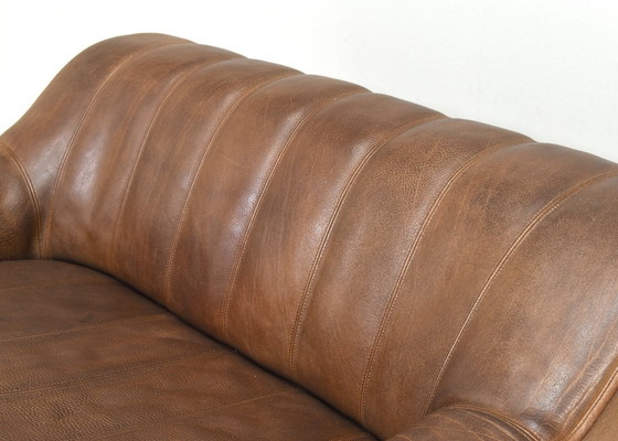 Image 1 of Canapé deux places De Sede DS44 en cuir de buffle - Suisse, années 1970