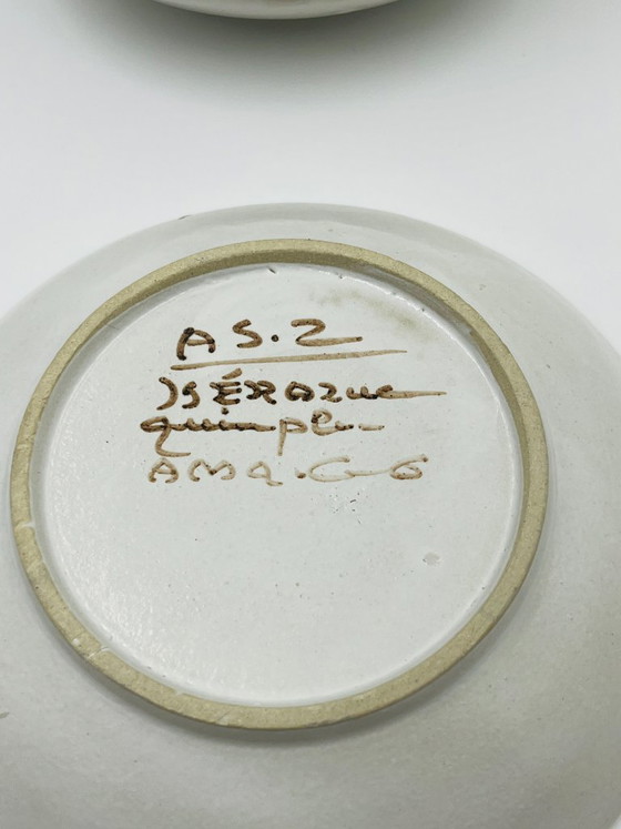 6 Piatti Fondi Keraluc Quimper Renaissance 1960 – Accessori da tavola, Ceramic (photo 8 of 8)