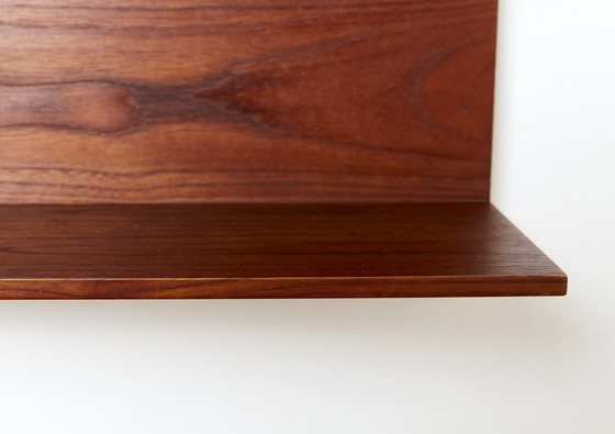 Image 1 of Vintage Wooden Shelf by Walter Wirz for Wilhelm Renz, 1960s