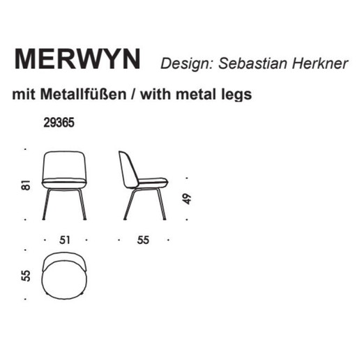 Merwyn chair - Sebastian Herkner