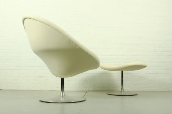 Image 1 of Iconic Pierre Paulin "Globe" Chair & Ottoman for Artifort