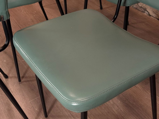 Satelliet Gerlin - Verde - Set de 6 | Skai, Sillas de comedor, Metal, Negro (foto 10 de 13)