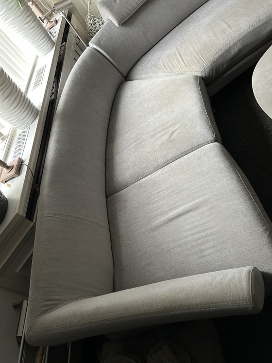 Rolf Benz 222 Corner Sofa Seating Island – Textile, Chrome (photo 5 of 11)