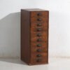 Artist storage chest Japanese ten-drawer cabinet – Showa Period (c.1950–1979) – Chest of drawers, Metal (photo 13 of 40)