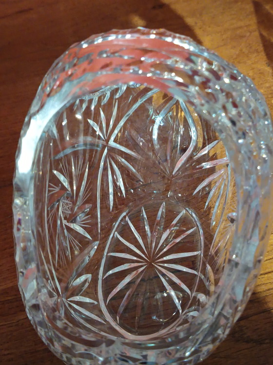 Set di 2 cestini vintage in cristallo tagliato. – Oggetti decorativi, Crystal (photo 3 of 9)