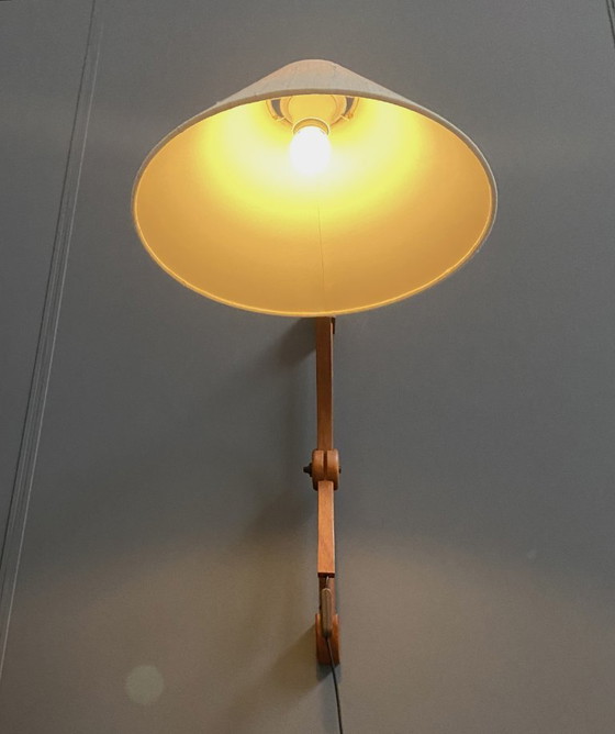 Image 1 of Teak-Wandleuchte von Domus Denmark aus den 1970er Jahren