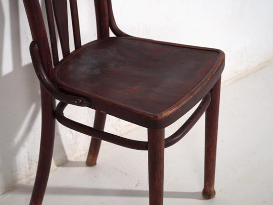 Antique Thonet chairs (c.1920). Set of 2 pieces #1 – Dining chairs (photo 37 of 40)