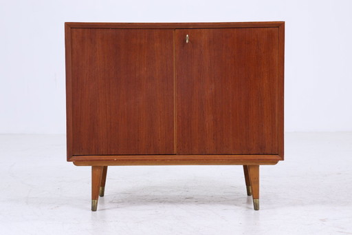 Wonderful teak Mid - Century chest of drawers | vintage drawer cabinet wood storage 60s #07-59