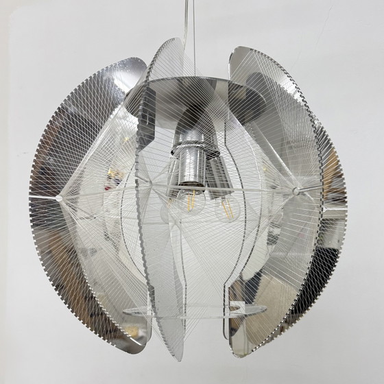 Image 1 of Paul Second Hanglamp Vintage Plexiglas Met Draad