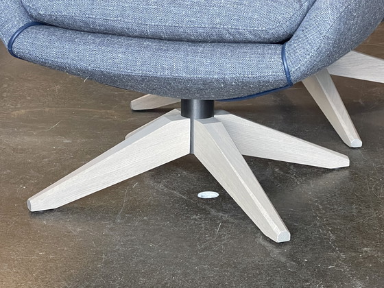 Image 1 of Fauteuil relax Leolux Lloyd avec repose-pieds NEUF