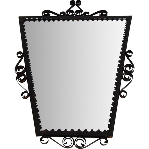 Mid-century wall mirror, Czechoslovakia 1960s