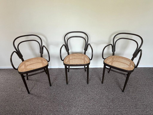 6x Thonet 214f ​​Chairs