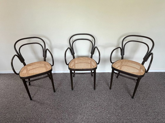 Image 1 of 6x Thonet 214f ​​​​​​Stoelen