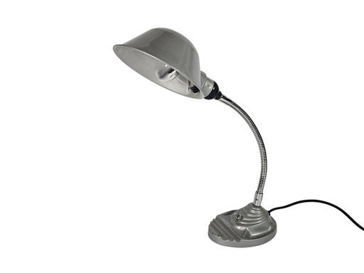 Erpe - Etablissements Ritzen & Penners - lampe à poser - col flexible - métal - Belgique - années 1930