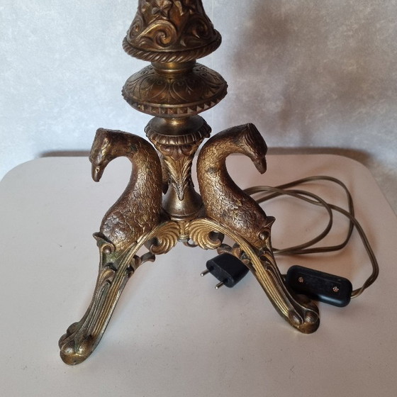 Image 1 of Candeliere elettrificato in bronzo Art Déco