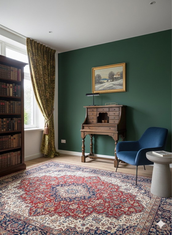 Image 1 of Antica scrivania da notaio / ufficio da ufficio inglese o olandese - Circa 1780-1840