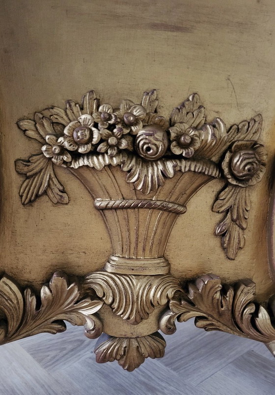 Image 1 of Mueble barroco dorado estilo Luis XV