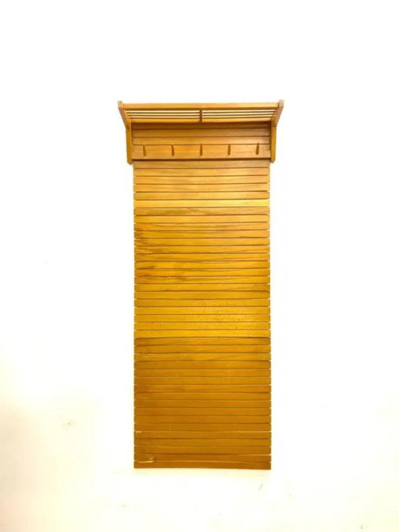 Image 1 of Retro Wall-Mounted Coat Rack, ÚLUV, 1960s, Czechoslovakia