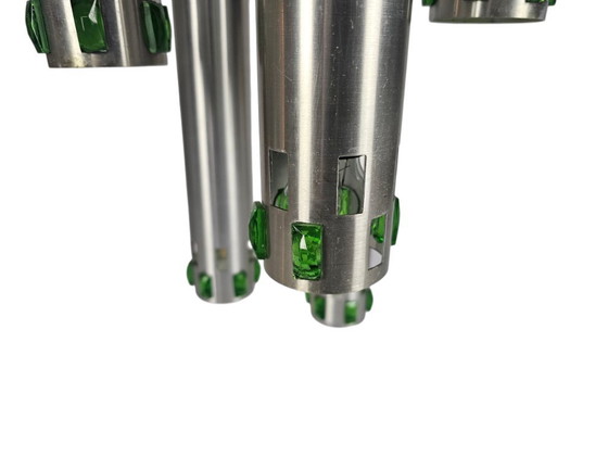 Image 1 of Lakro Amstelveen - Spage age - Spoutnik - lustre en cascade - milieu du siècle