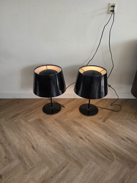 2 x Ikea Kulla Lampade Nere Vintage – Lampade da tavolo, Metal (photo 3 of 9)