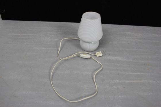 Image 1 of Mid Century Murano Mushroom glass table lamp, Italy, 1970s.
