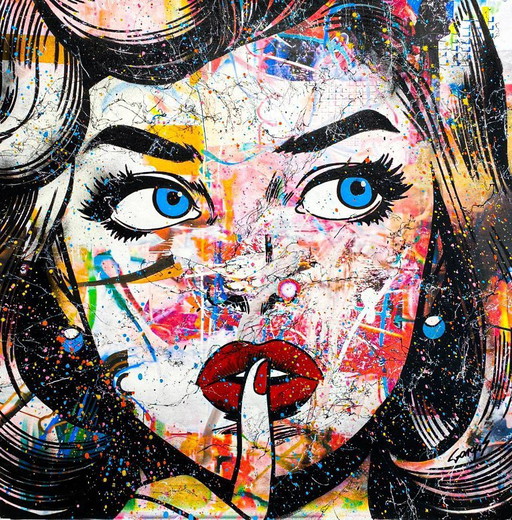 GONGAS - Suspicious Minds - Toile d'artiste