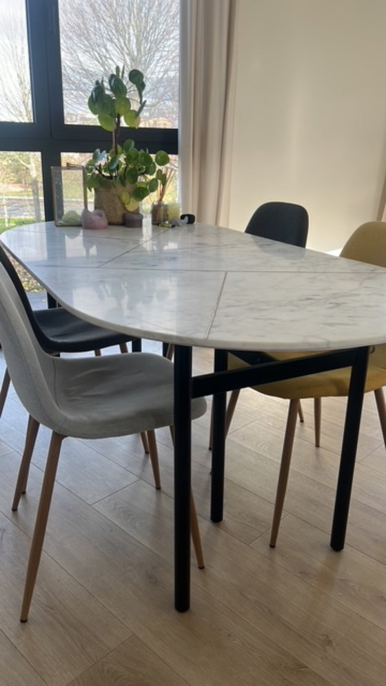Marble Dining Table (photo 3 of 5)