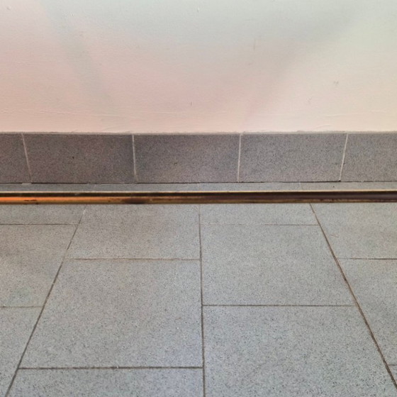 Image 1 of Vintage 1970s Maison Jansen coffee table in bronze and glass with goat's feet, 70s chic