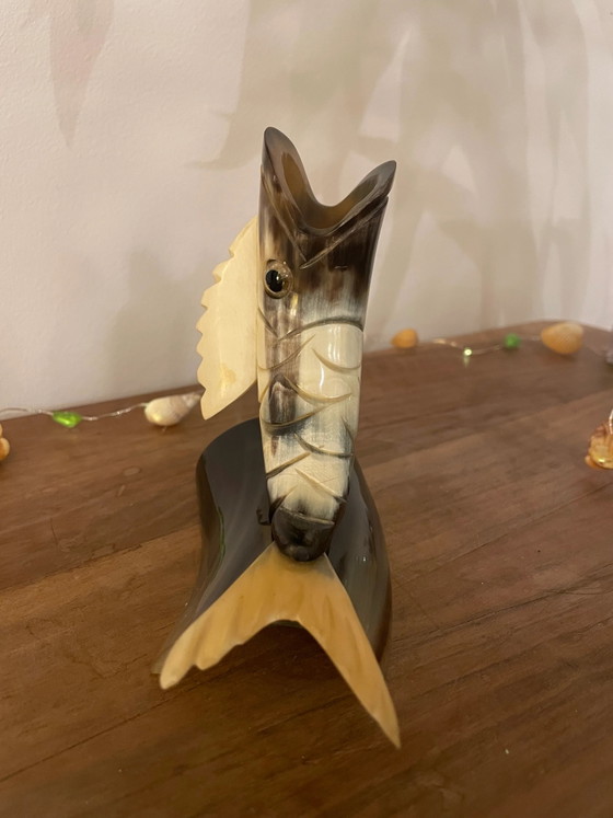 Horn fish sculpture (photo 2 of 3)