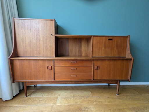 Vintage wall unit/cabinet / teak / 1960s