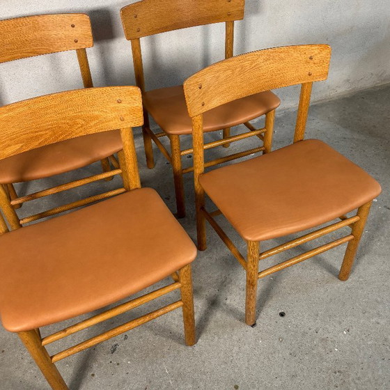 Image 1 of 4x Model 250 Eetkamerstoelen van Farstrup — Vintage deens