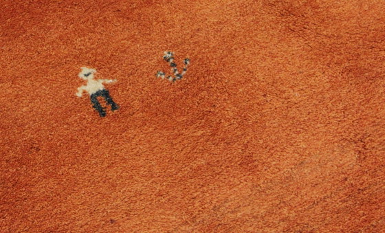 Image 1 of Tapis Gabbeh persan moderne original en laine, 223 x 172 cm, excellent état.