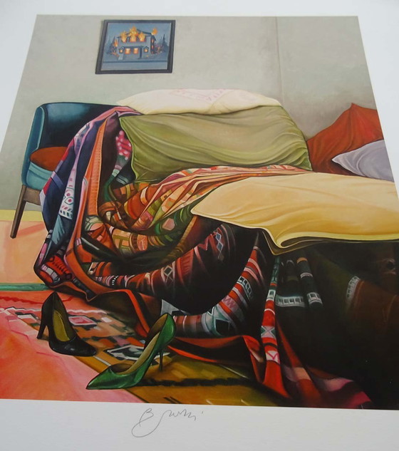 Image 1 of Bruno Bruni - Il Divano - Original Lithograph - Hand-signed