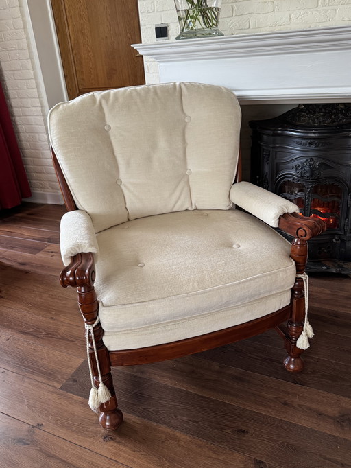 Zeldzame Grote Giorgetti fauteuils