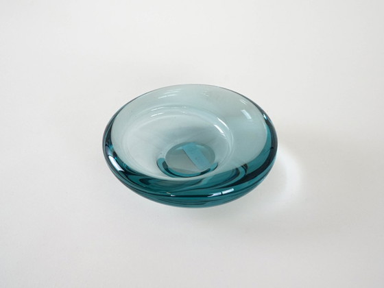 Image 1 of Glazen schaal, Deens ontwerp, jaren 60, fabrikant: Holmegaard, ontwerper: Per Lütken