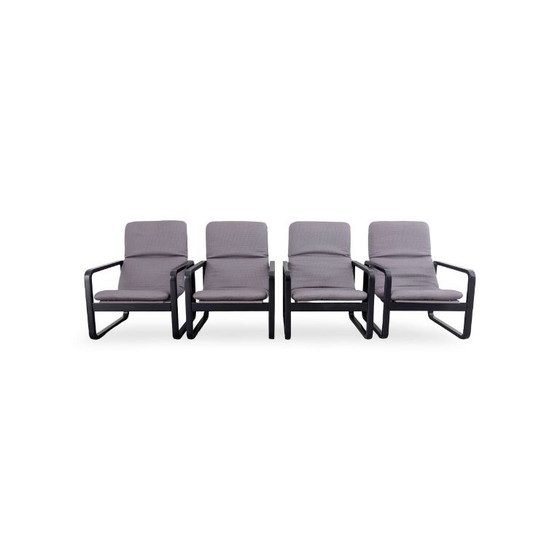 Set di 4 Poltrone Originali Midcentury Wilkhahn Vintage mcm nere – Altro (photo 9 of 28)