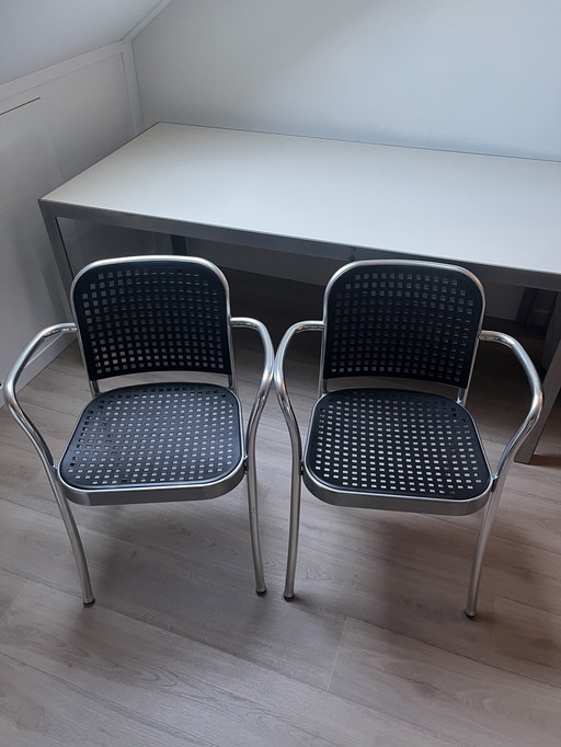 La Sedia Padova Argento, Vico Magistretti 2x